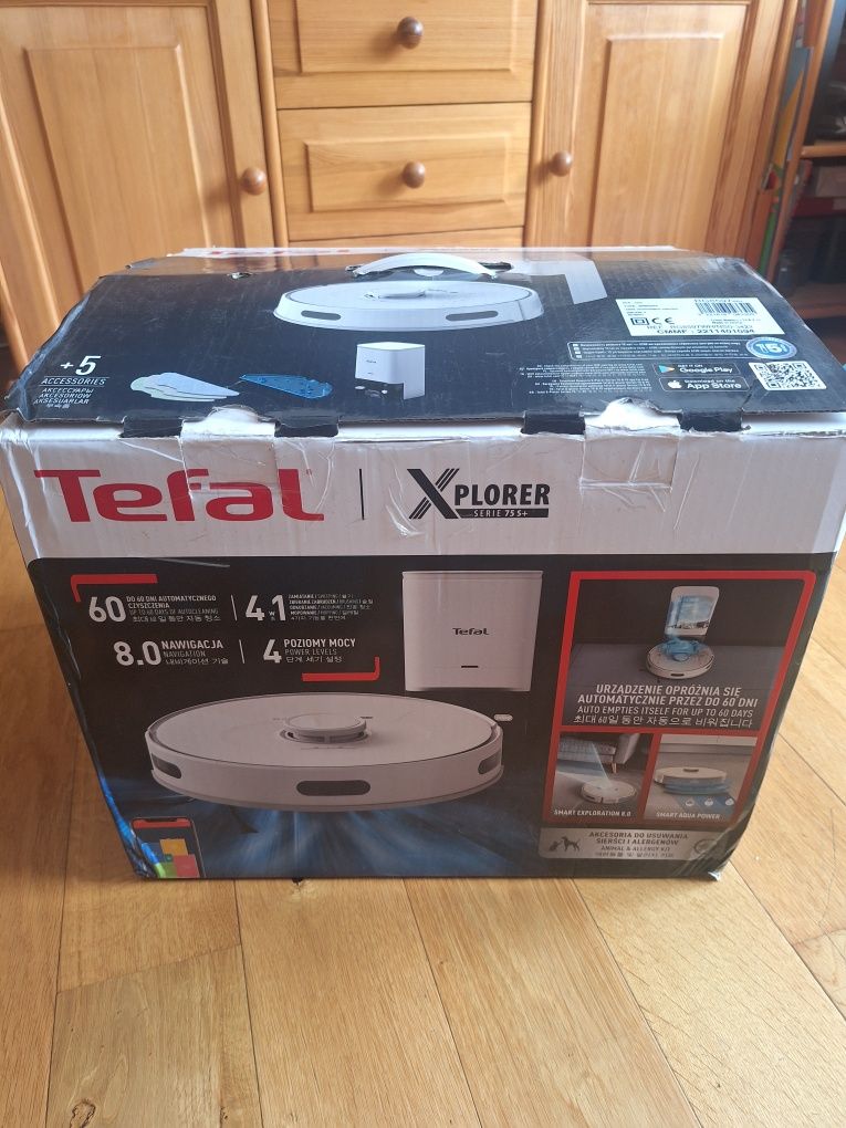 Tefal robot sprzątający z funkcją mopowania