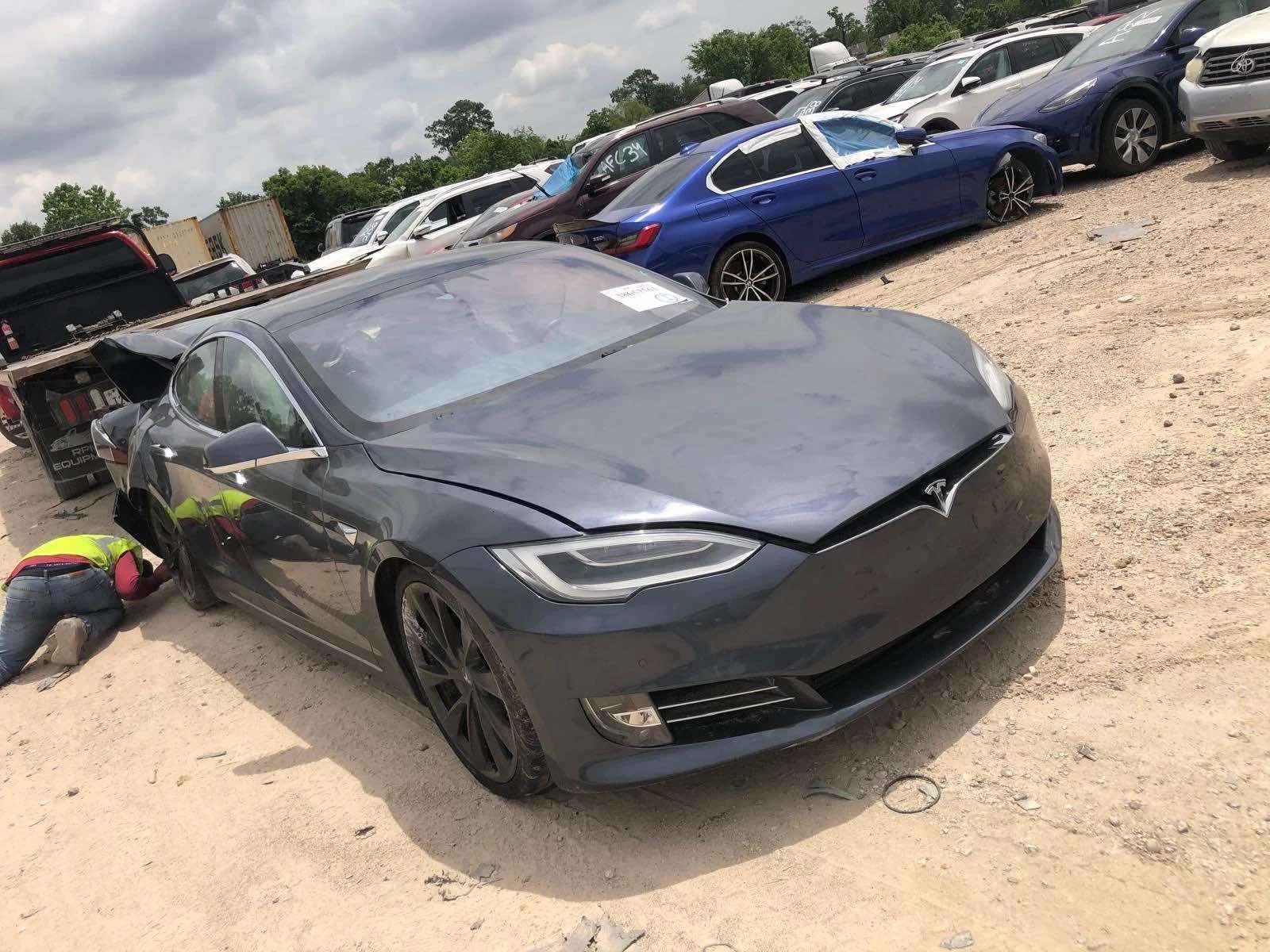 Разборка Ttesla model s 2020