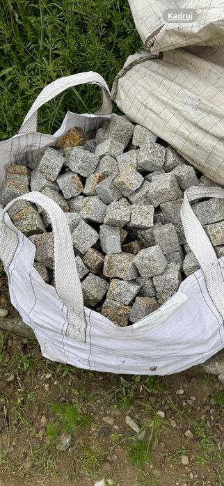 Kostka granitowa szaro-ruda 7/9 w Big-Bagu
