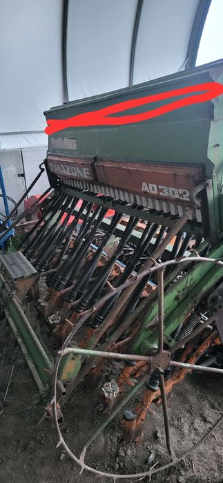 Agregat uprawowo siewny 3m, amazone ad 302, nabudowany, rabewerk
