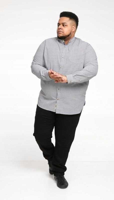 Duża koszula męska DUKE D555 duże rozmiary 5XL