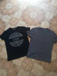 Komplet 2x koszulka męska t-shirt M jedna z New York druga H&M