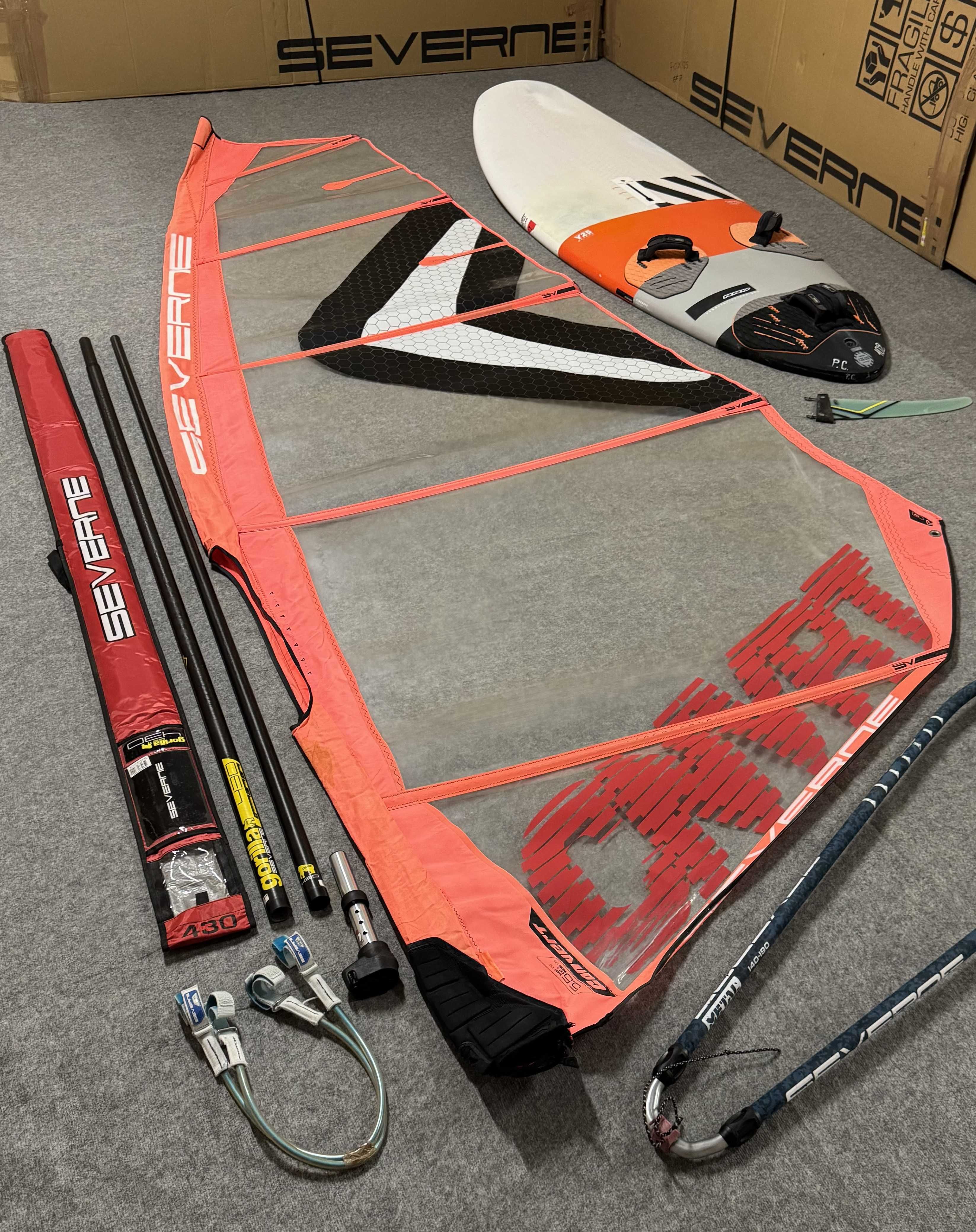 RRD Firemove + pędnik SEVERNE Convert 2024 - zestaw windsurfing