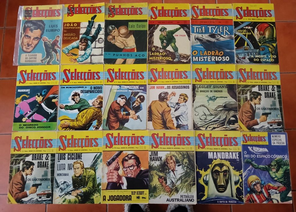 82 Livros Seleções do Mundo de Aventuras