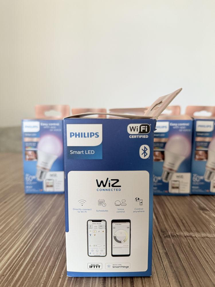 6 Lâmpadas LED Standard Wi-Fi RGB E27 60W