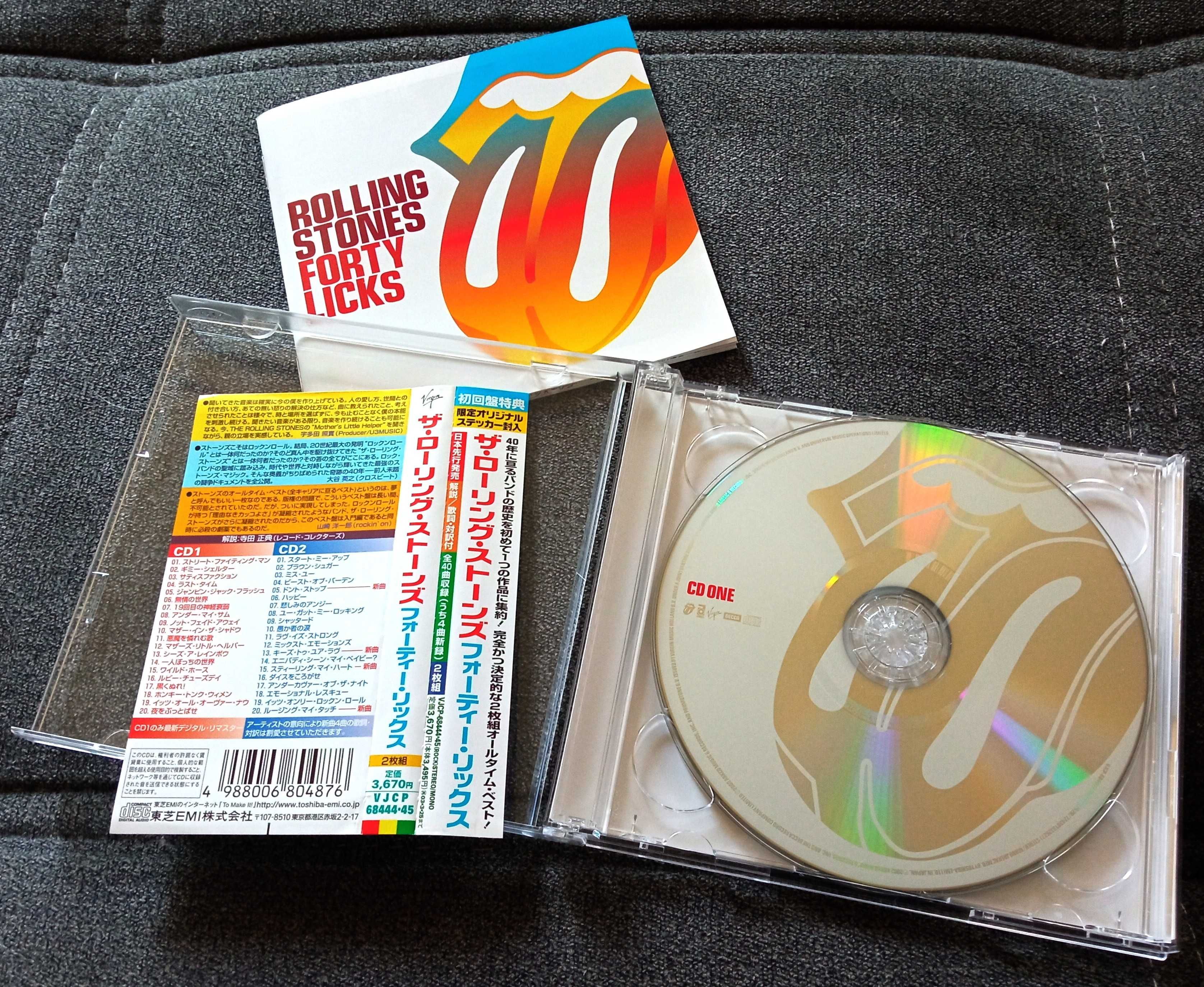 The Rolling Stones Forty Licks 2CD Japan Obi jak NOWE!