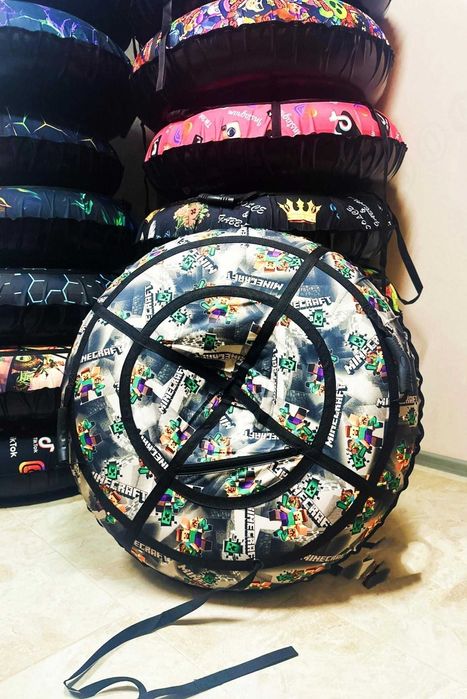 Міцний тюбінг тюбинг санки таблетка плюшка ватрушка надувний зимовий