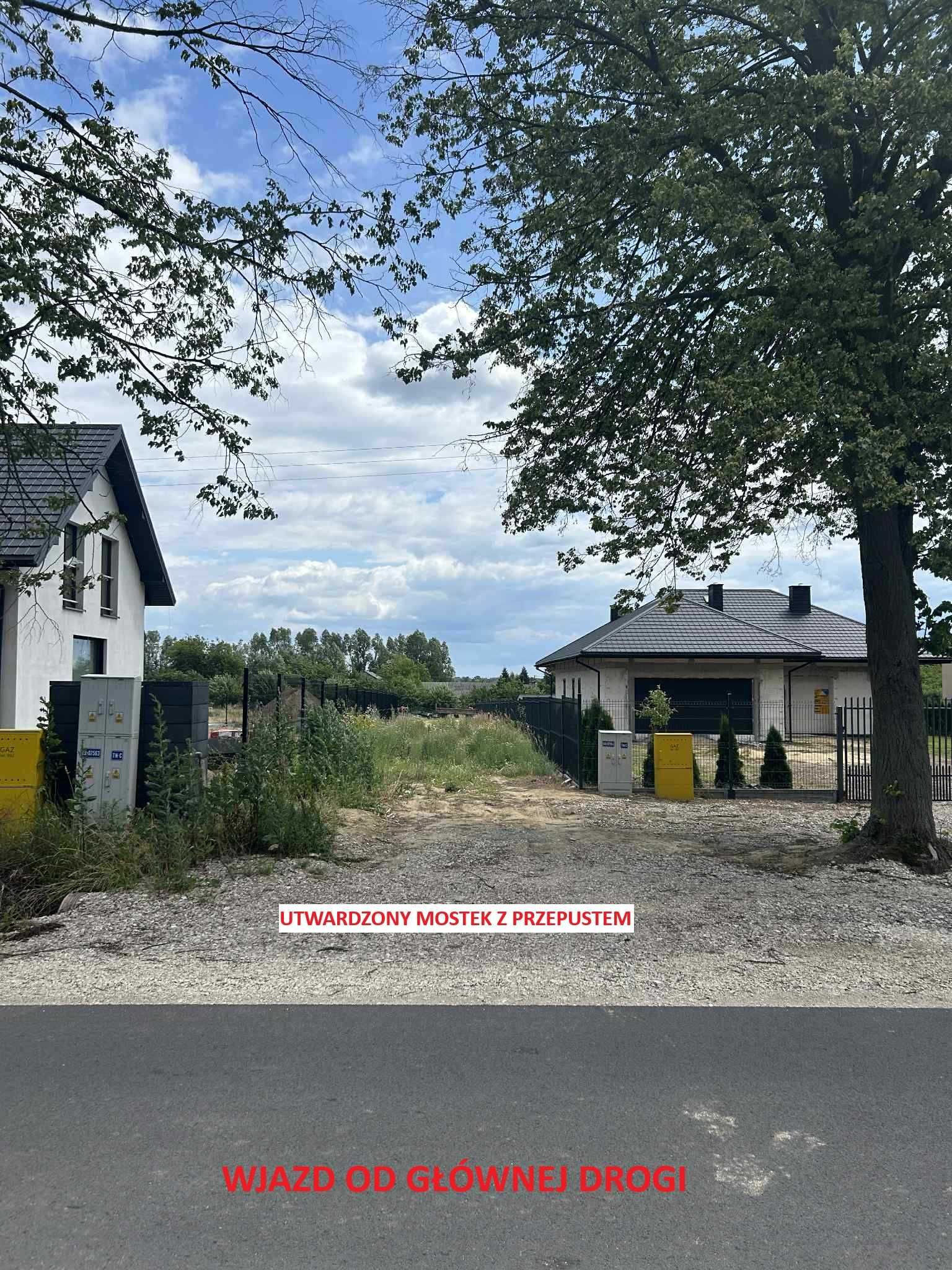 Działka rolno-osadnicza 1012 m² | Wola Rębkowska | MPZP | Media