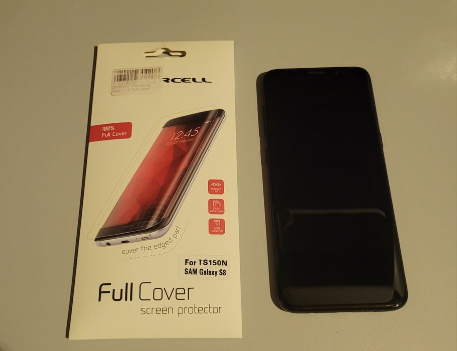 Telefon galaxy s8 sm-g950f + obudowa i szybki ochronne