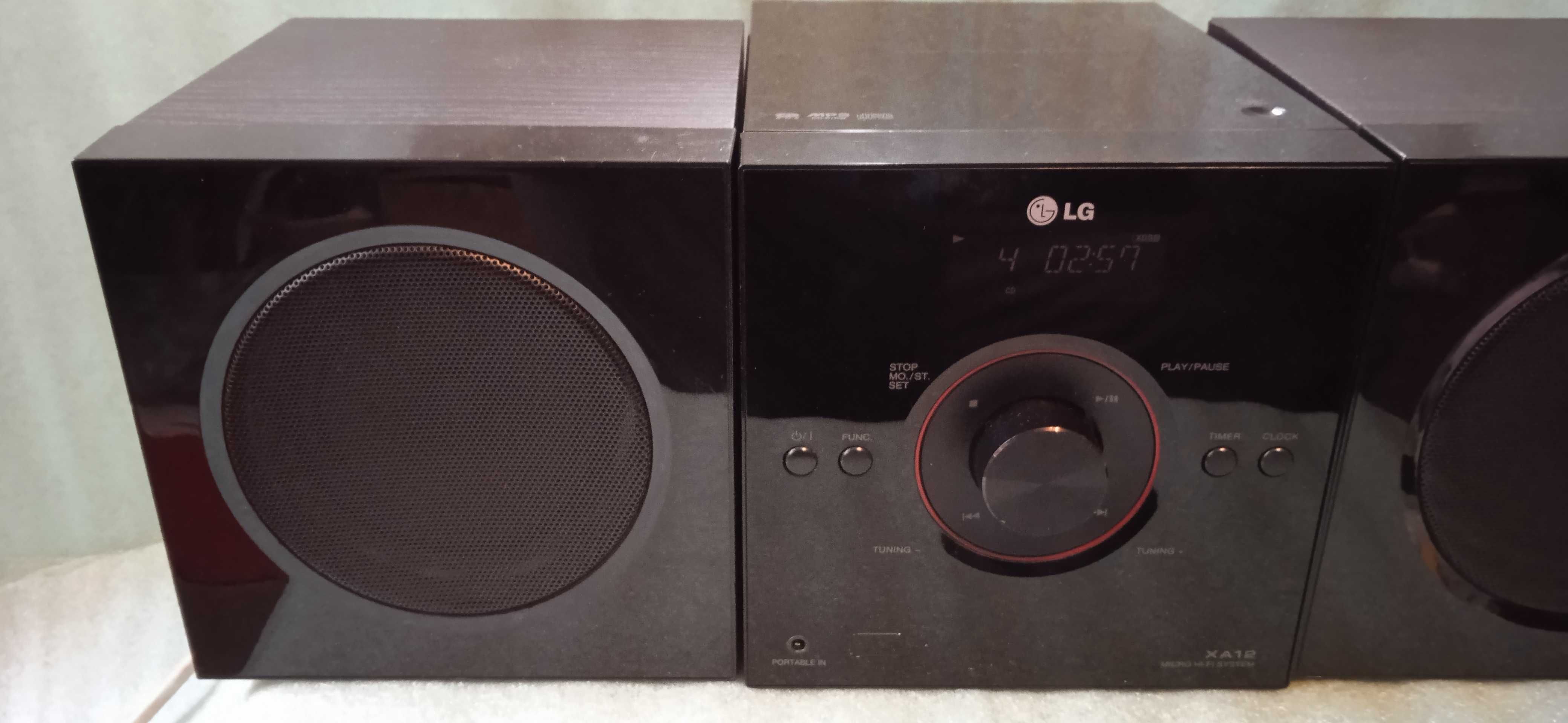 Zestaw audio-Wieża LG XA12-Złącze Portable In, MP3