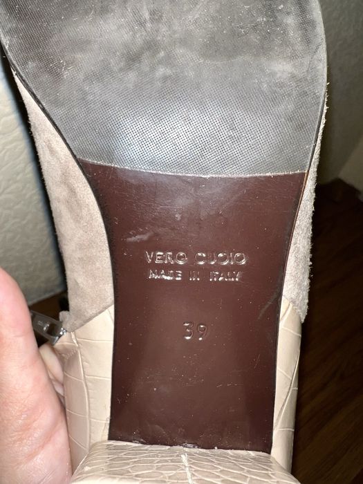 Ботильйони італійського бренду Alberto Zago, розмір 39