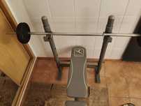 Musculação Banco DOMYOS/ Barra