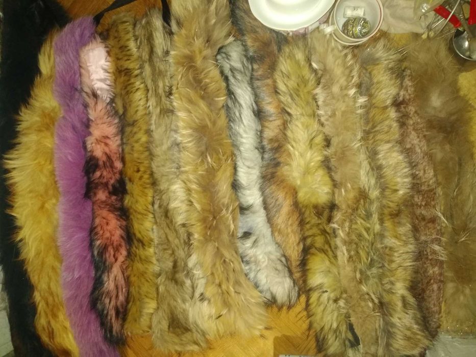 17 комірів воротников від курток одни лотом