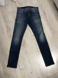 Calvin klein jeans spodnie jeansowe granatowe orginalne