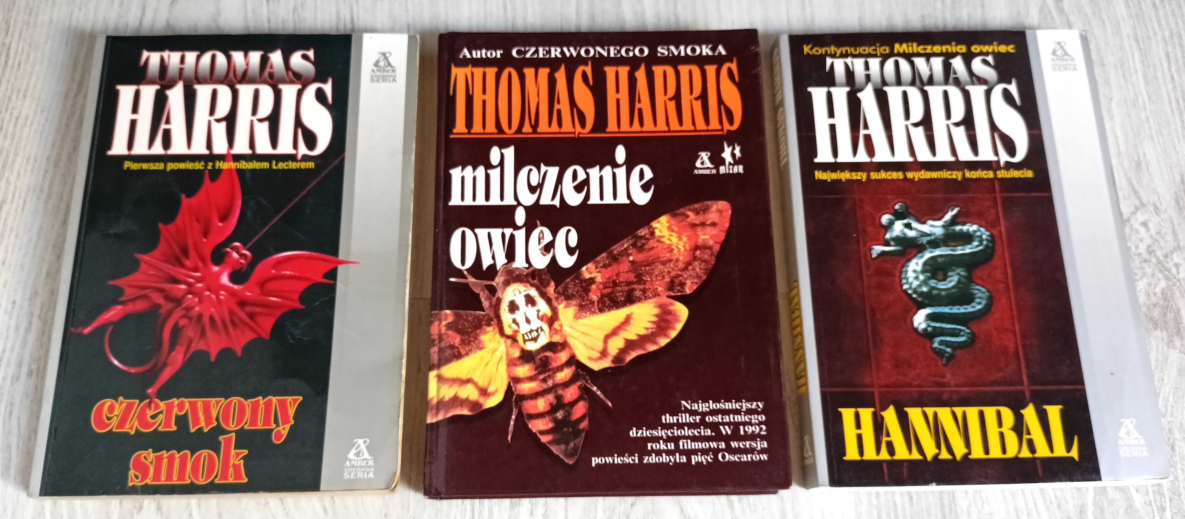 3x Thomas Harris Milczenie owiec TW + Hannibal + Czerwony smok