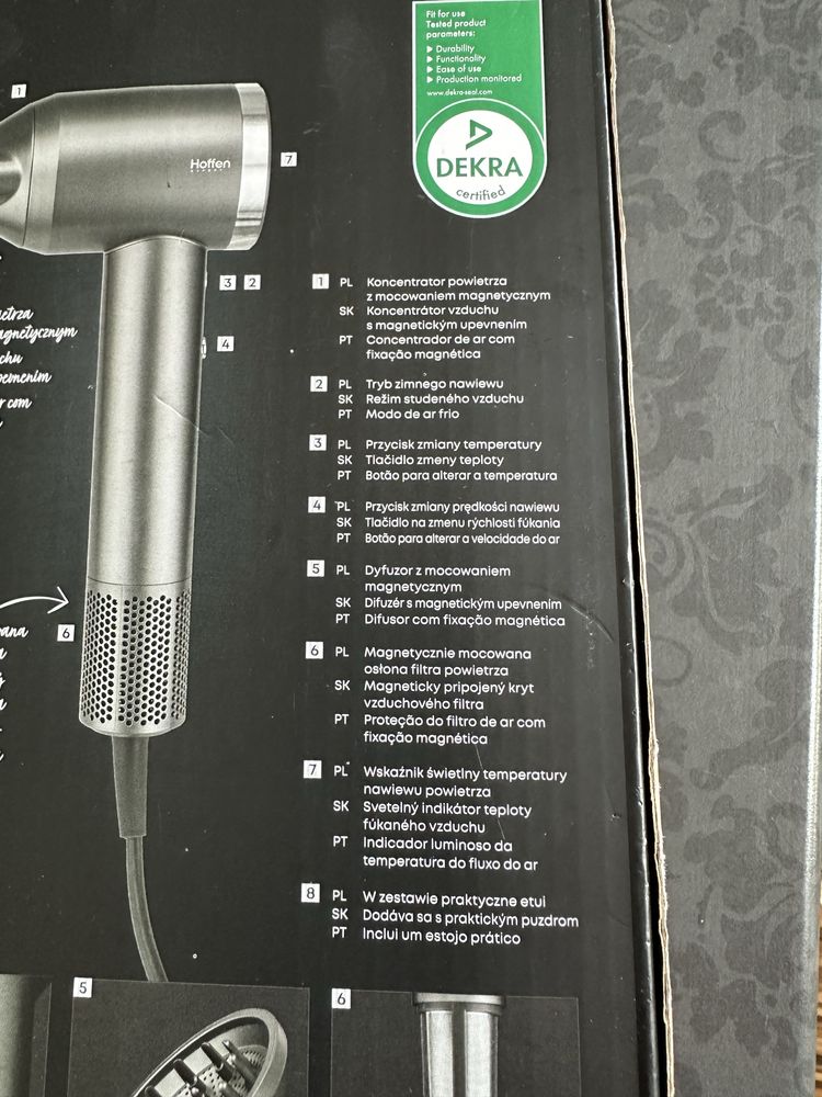 Suszarka do włosów Hoffen Ekspert nowa idealna na prezent jak Dyson