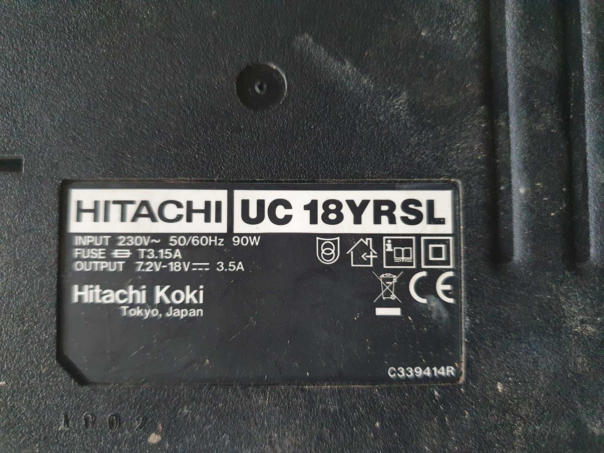 DOBRY STAN Wiertarko-wkrętarka HITACHI DS 14DSL,łado.UC18YRSL,akum. x2