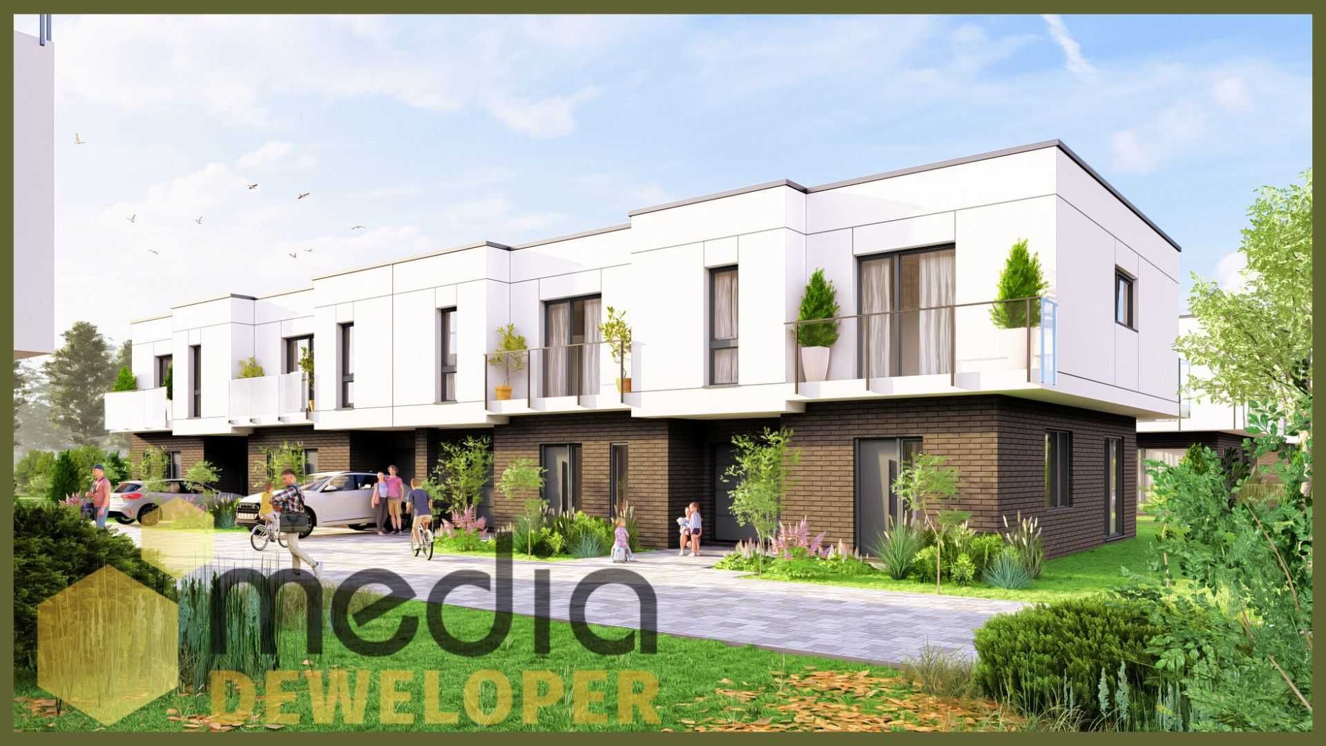 Dom szeregowy 114m² | Okolice Warszawy | Garaż, ogród i taras
