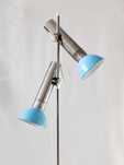 Lampka lampa podłogowa nocna ZAOS PR-6 PRL Po Renowacji Baby blue