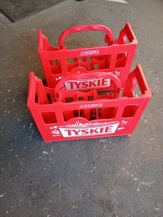 Nosidełko skrzynka na piwo tyskie