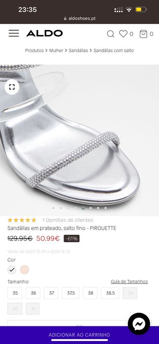 Sandálias altas Aldo