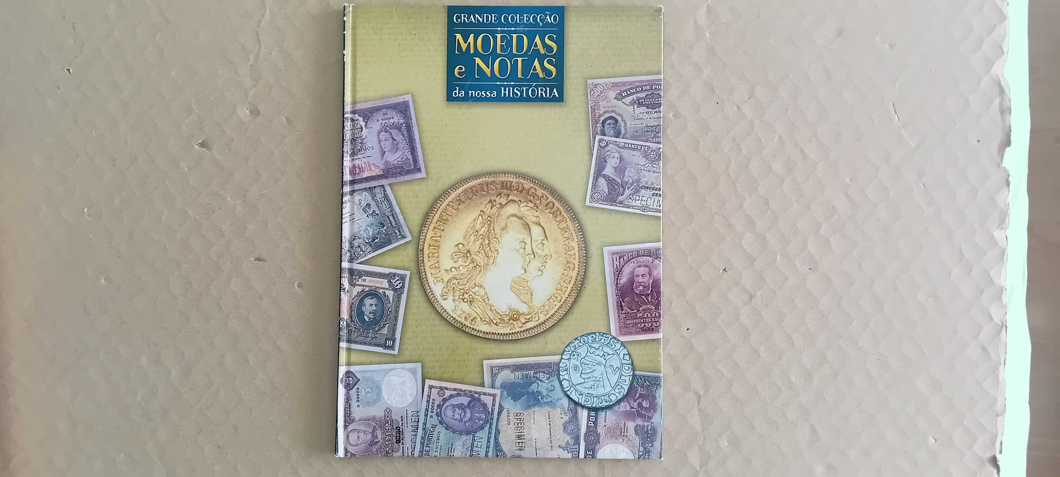 Livro da Grande coleção Moedas e Notas da nossa História JN 2004