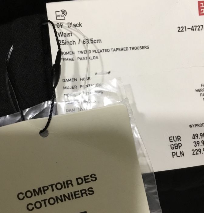 Зимові штани з вовною та підкладкою uniqlo, розмір 25