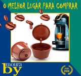3 Cápsulas Café Reutilizáveis Dolce Gusto + colher medidor