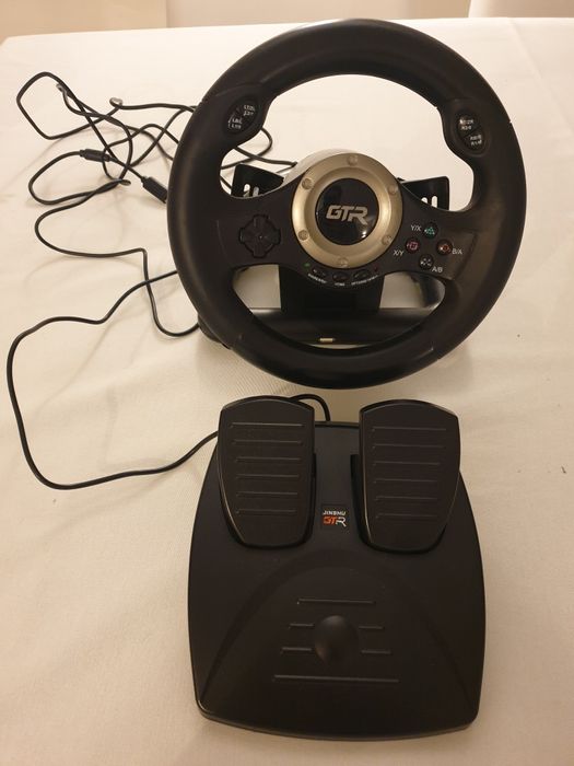 Volante e pedais Jinshu GTR