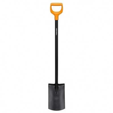 Лопата прямая Fiskars Solid / для саду 117 см з прямим лезом Фіскарс