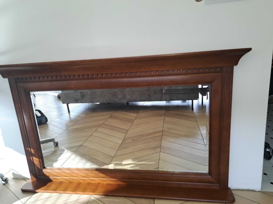 Drewniane stylowe lustro bydgoskie meble Firenze