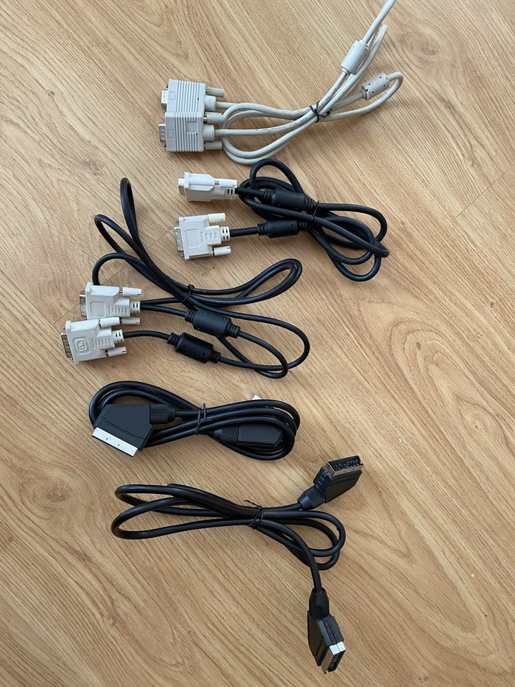 Продам кабели dvi to dvi,vga to vga,scart to scart