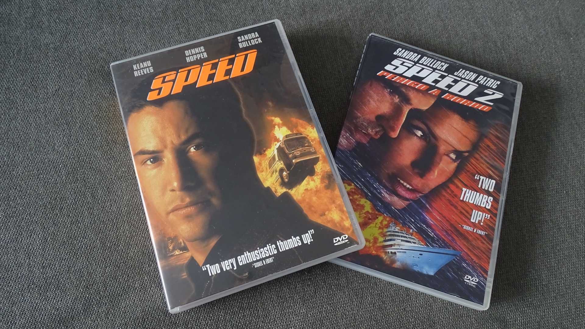 DVD Speed 1 e 2 . Acção . Sandra Bullock