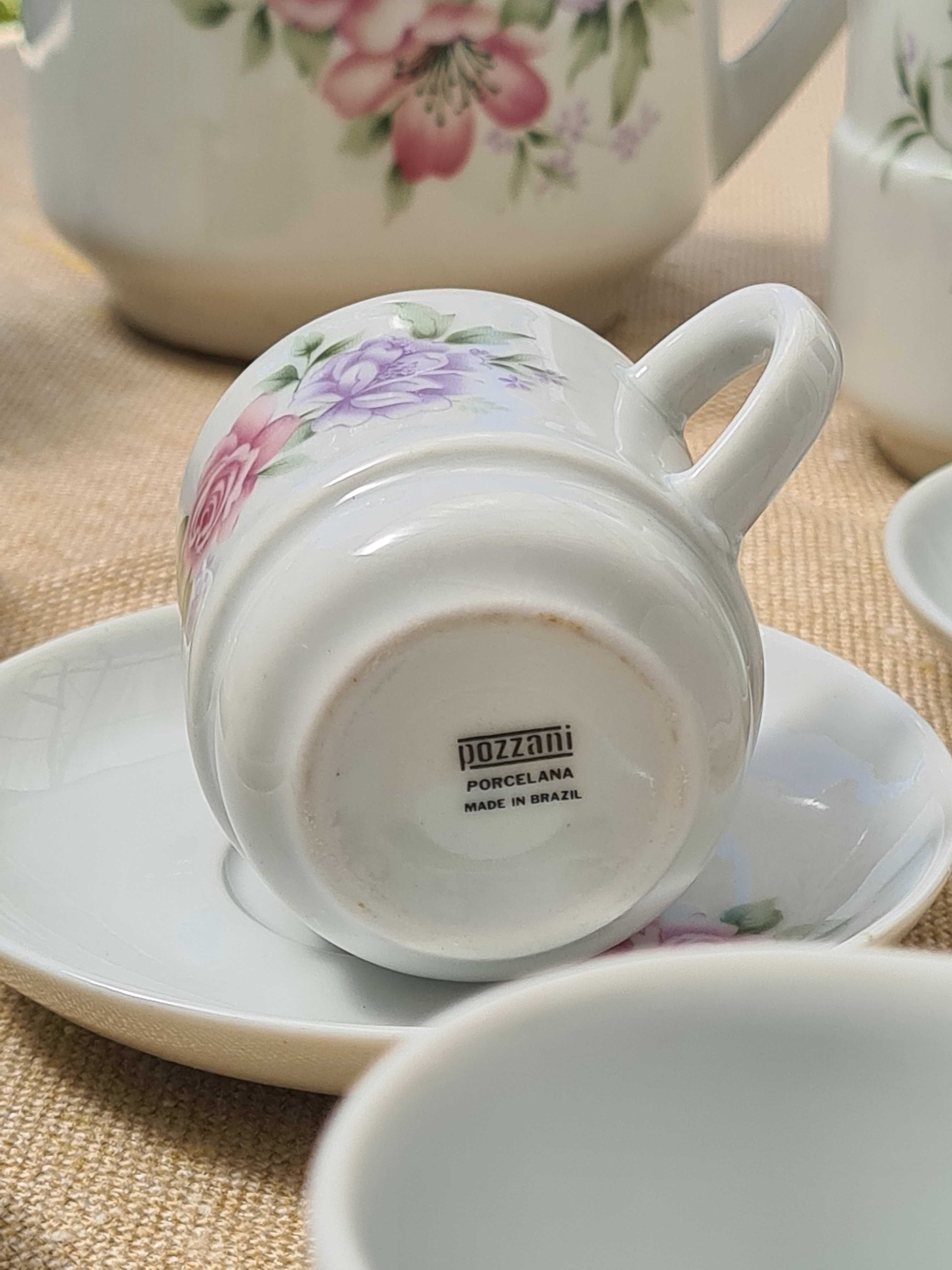 Serviço de café com 15 peças em porcelana - Pozzani Brasil