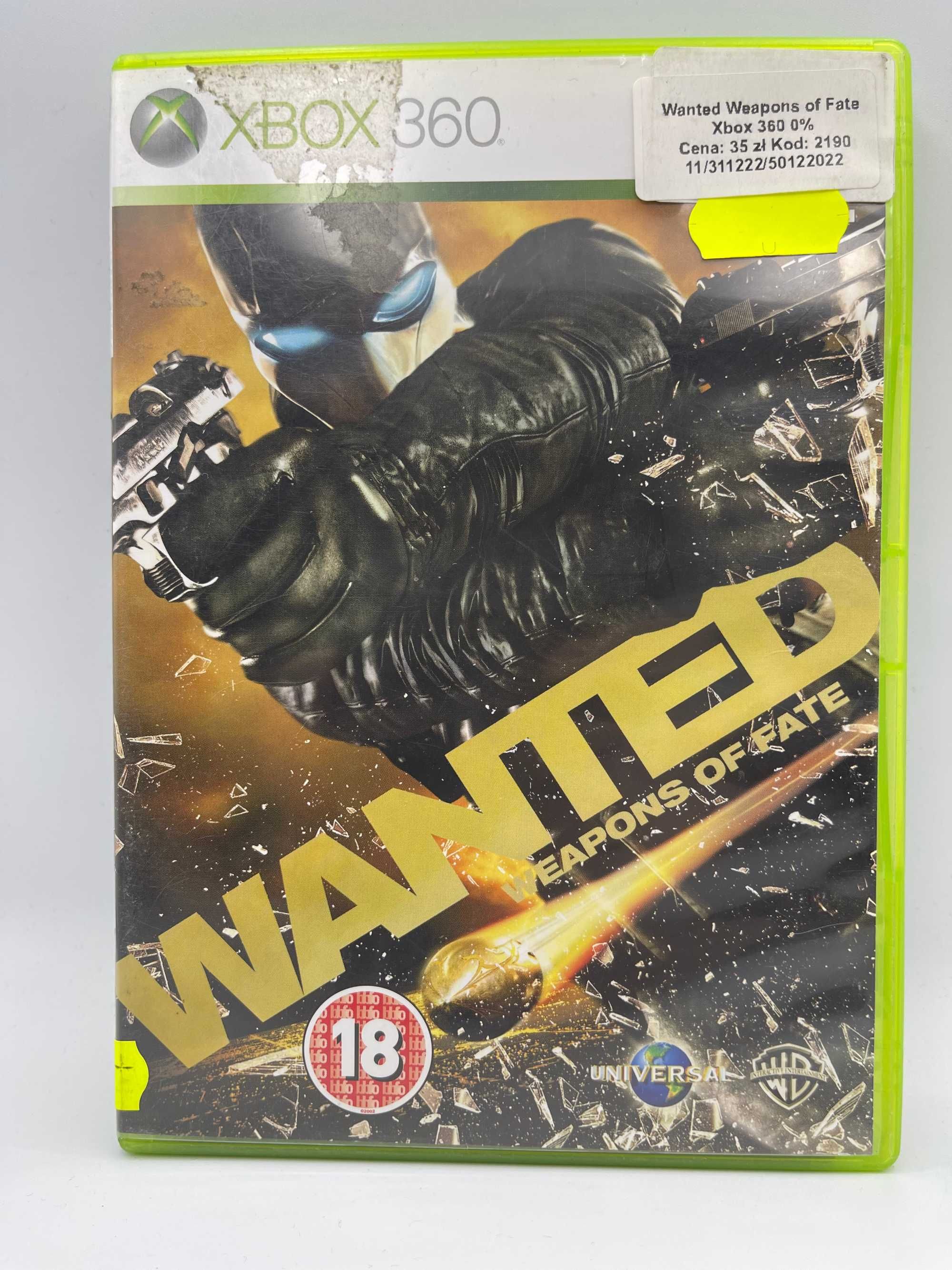 Wanted Weapons of Fate Xbox 360