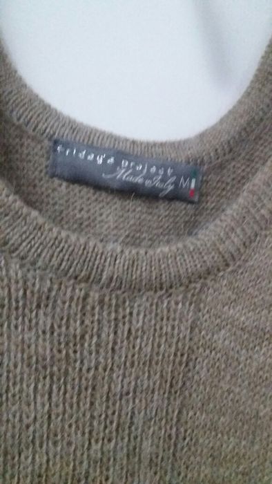 Vestido tunica ,  ,bege em malha"Friday project" Made in Italy