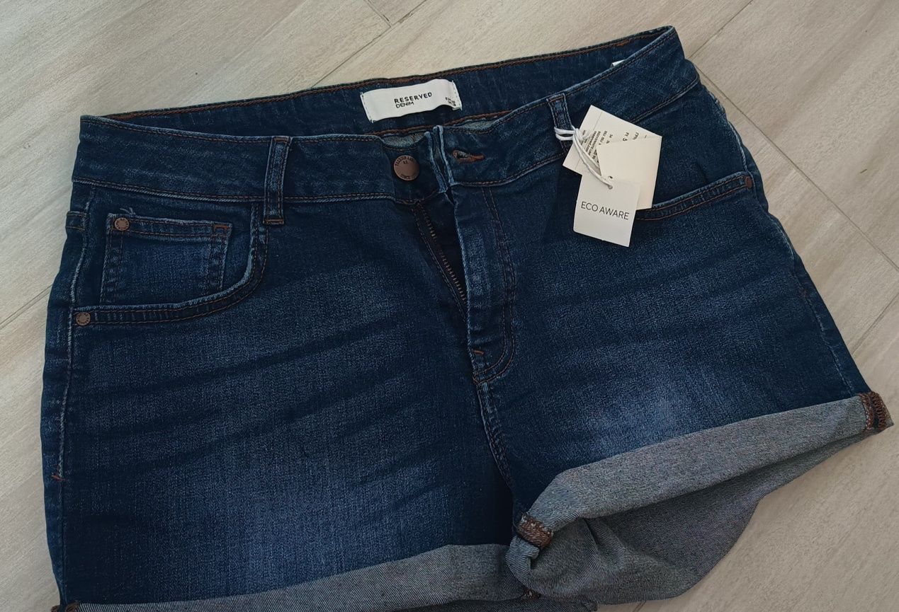 Spodenki szorty jeansowe denim nowe z metką Reserved 42 XL