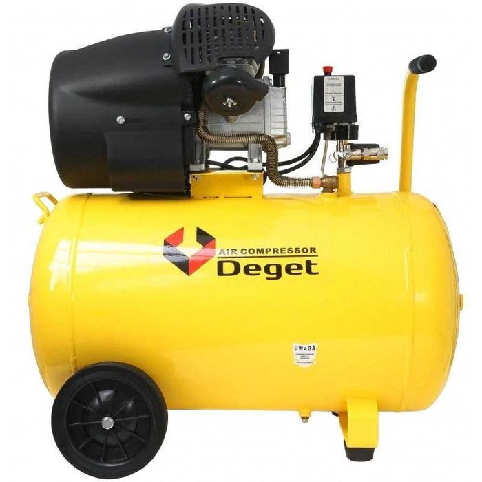 Kompresor olejowy sprężarka 100 l V2 230V DEGET