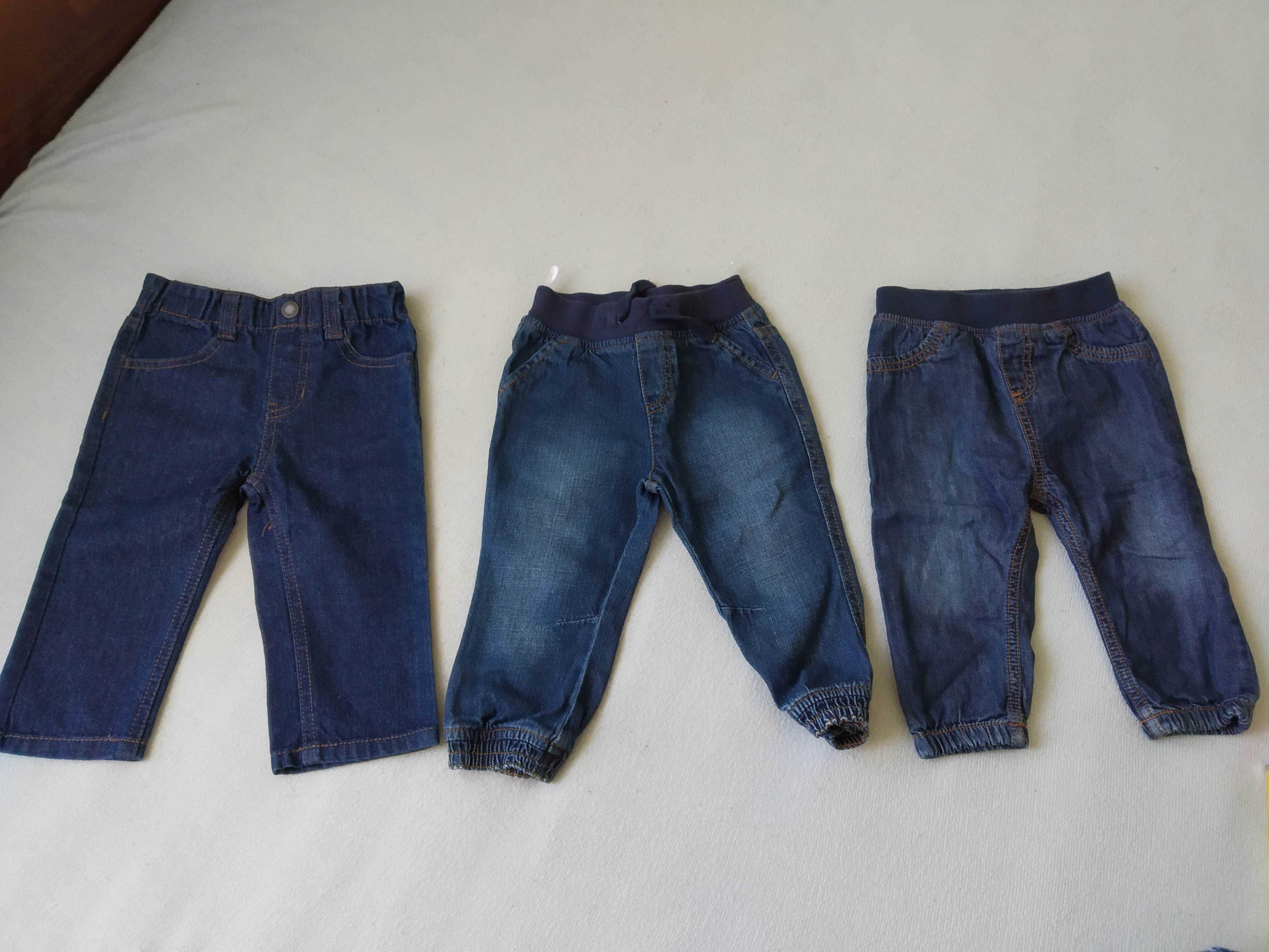 Paka spodni 80 cena za 3 pary! jeansy dżinsy dziewczęce chłopięce