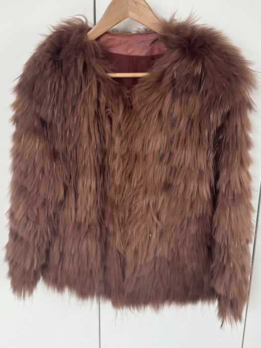 Piękne ,brązowe , naturalne futerko