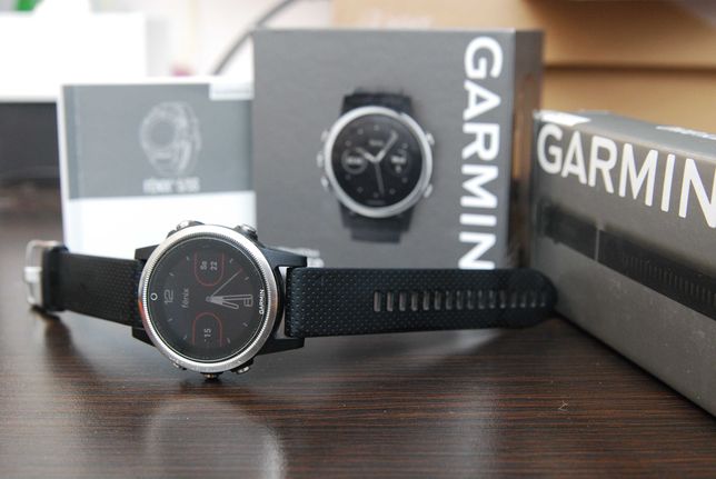 Zegarek sportowy smartwatch GARMIN FENIX 5S komplet+2 paski super stan