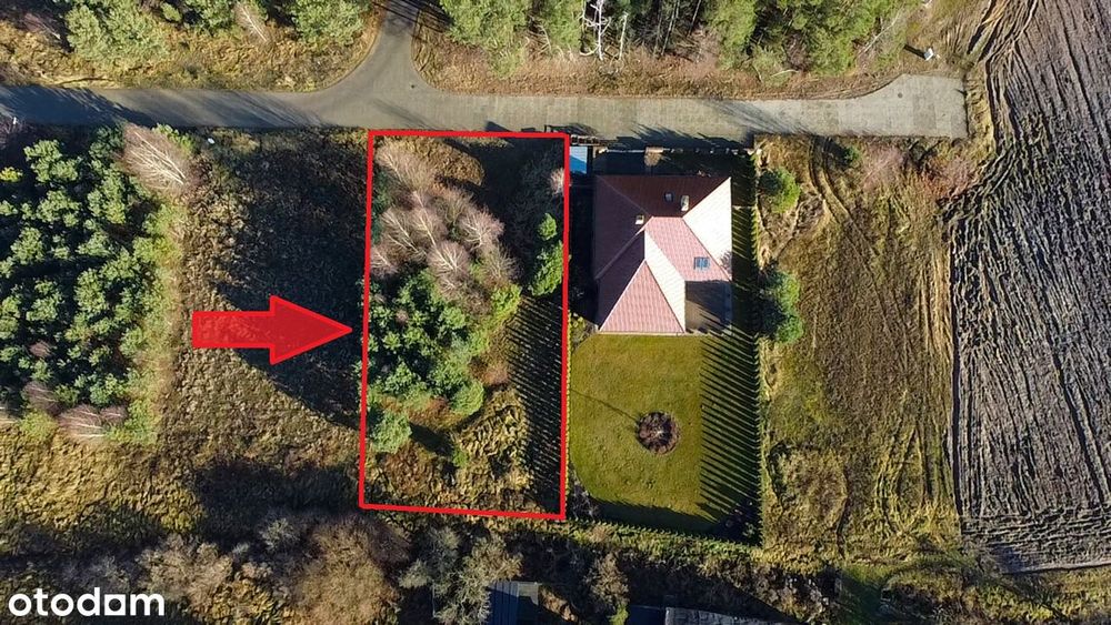 Na sprzedaż działka budowlana o pow. 1093 m2. Piła