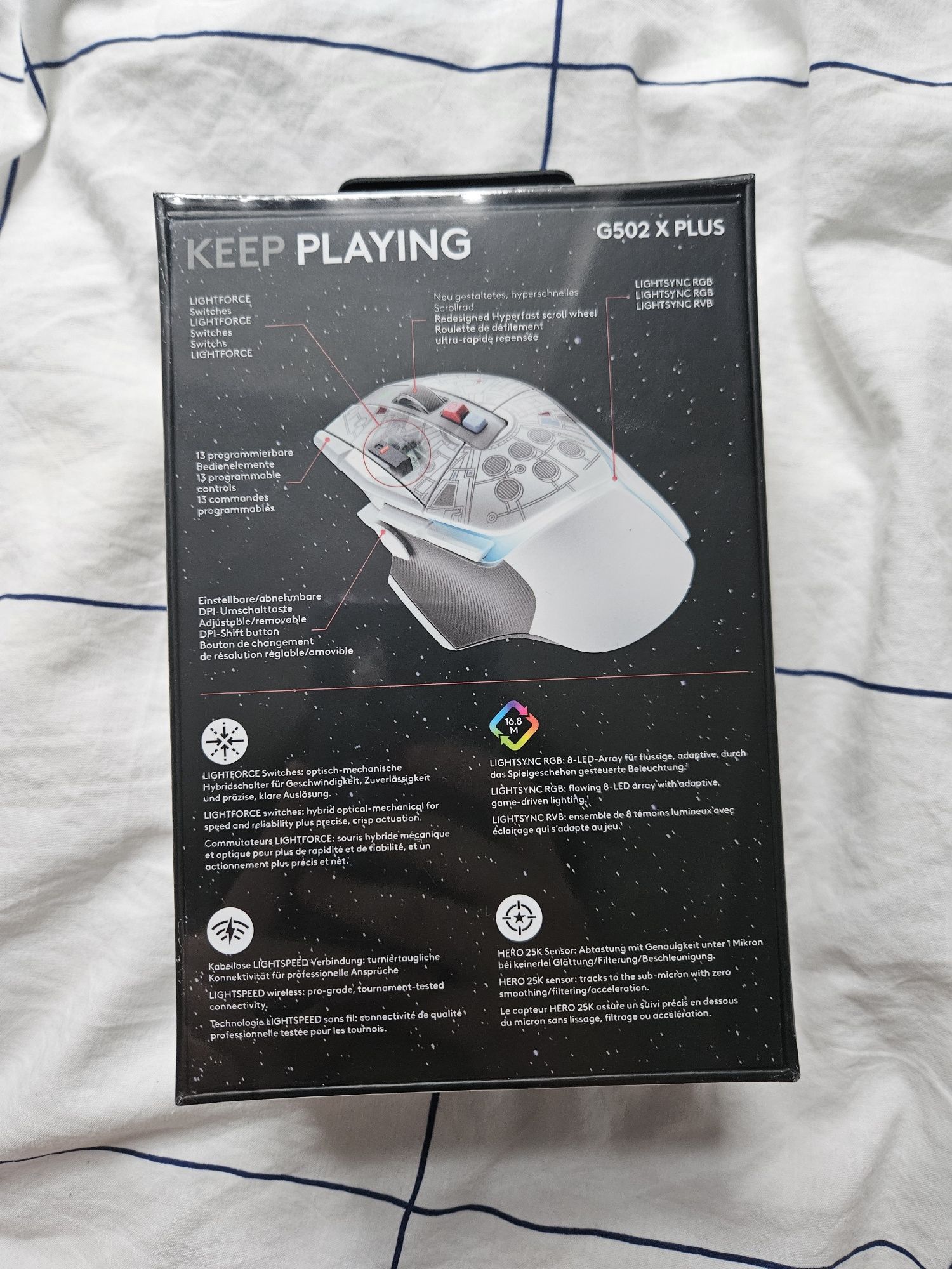 Myszka logitech star wars g502 x plus