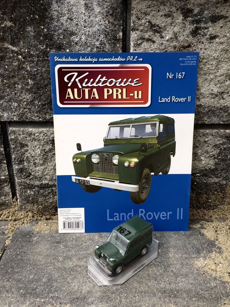 Czasopismo- LAND ROVER II-auta PRL,model,autka,kolekcja