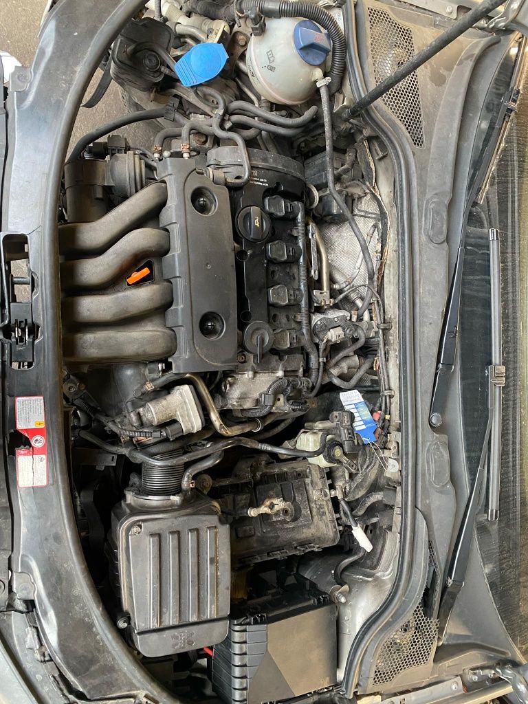Części audi a3 8p silnik 2.0 fsi axw skrzynia dsg gjz kolor ly7w