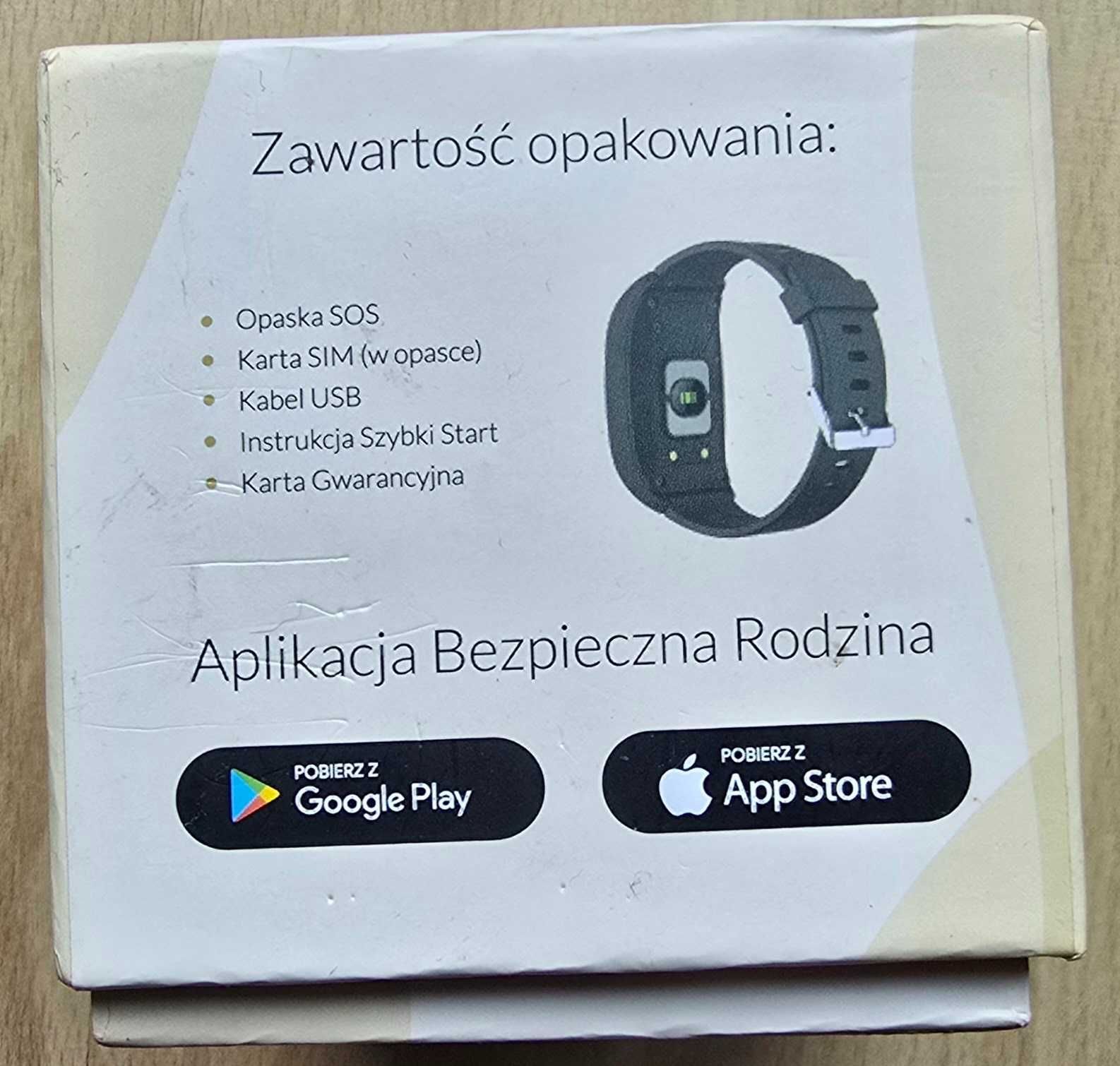 OPASKA DLA SENIORA lokalizator GPS czujnik upadku tętno przycisk SOS