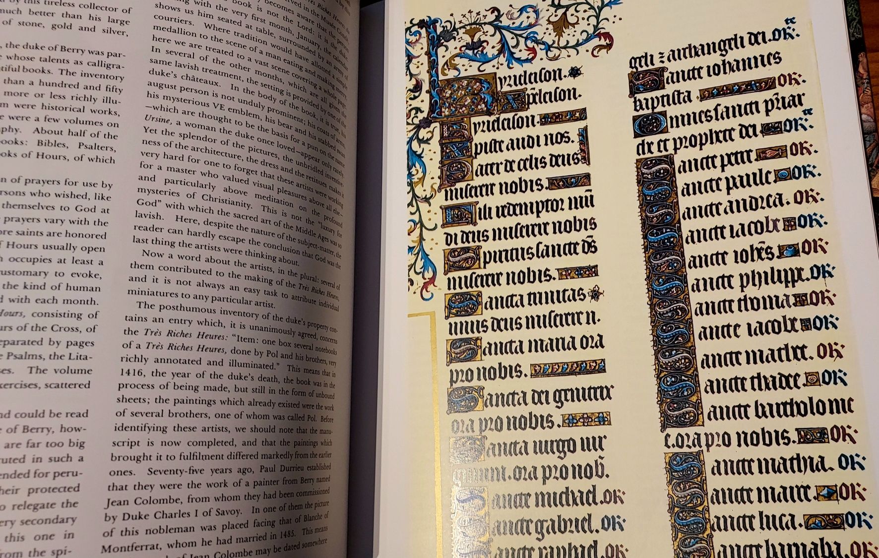 Illuminated Manuscript - Les Tres Riches Heures du Duc de Berry