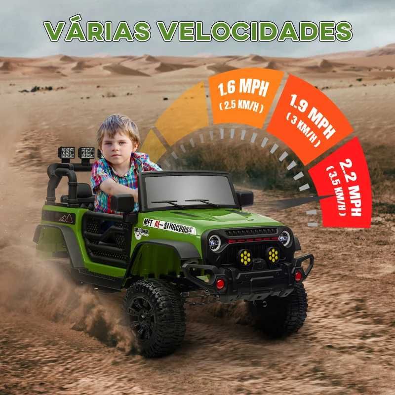 Carro Elétrico para Crianças com Bateria de 12V