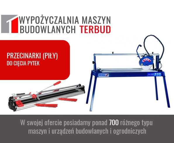 Piła, przecinarka elektryczna, cięcie ukośne. Ukosowanie płytek.