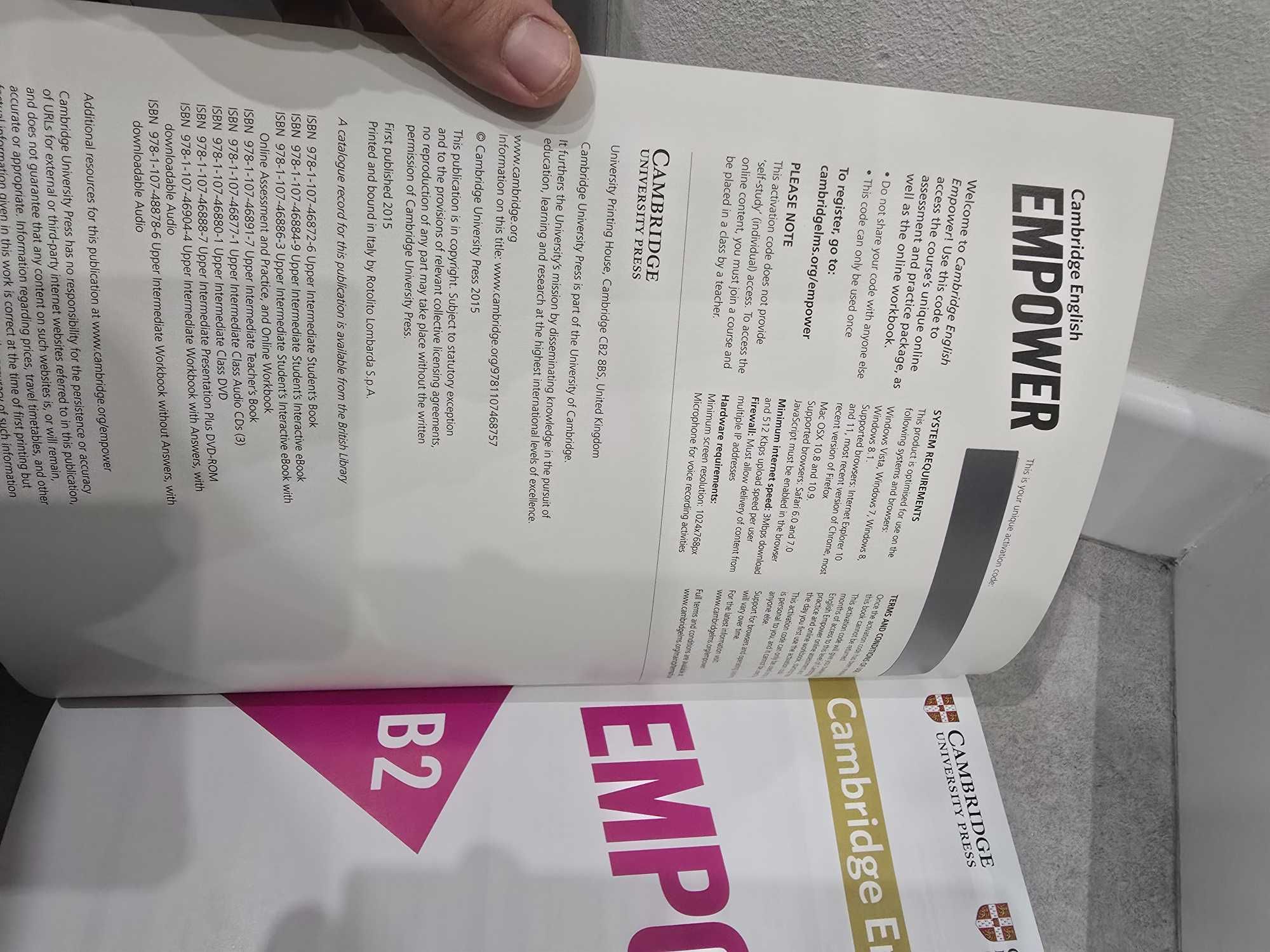 Cambridge Empower b2 książka angielski